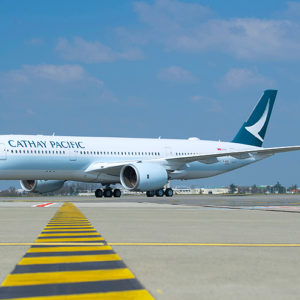 In volo con il nuovo Airbus A350 Cathay Pacific