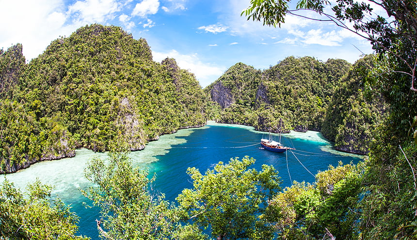 L'arcipelago di Raja Ampat L'arcipelago di Raja Ampat