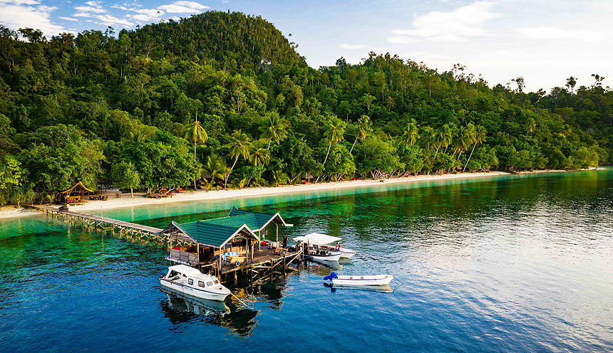 Resort a Raja Ampat