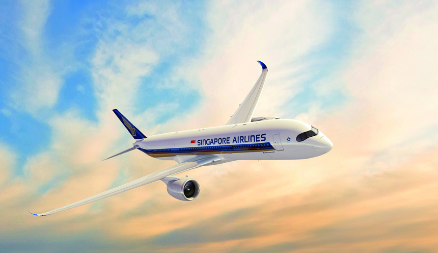 Singapore Airlines introduce l’Airbus A350 su Roma